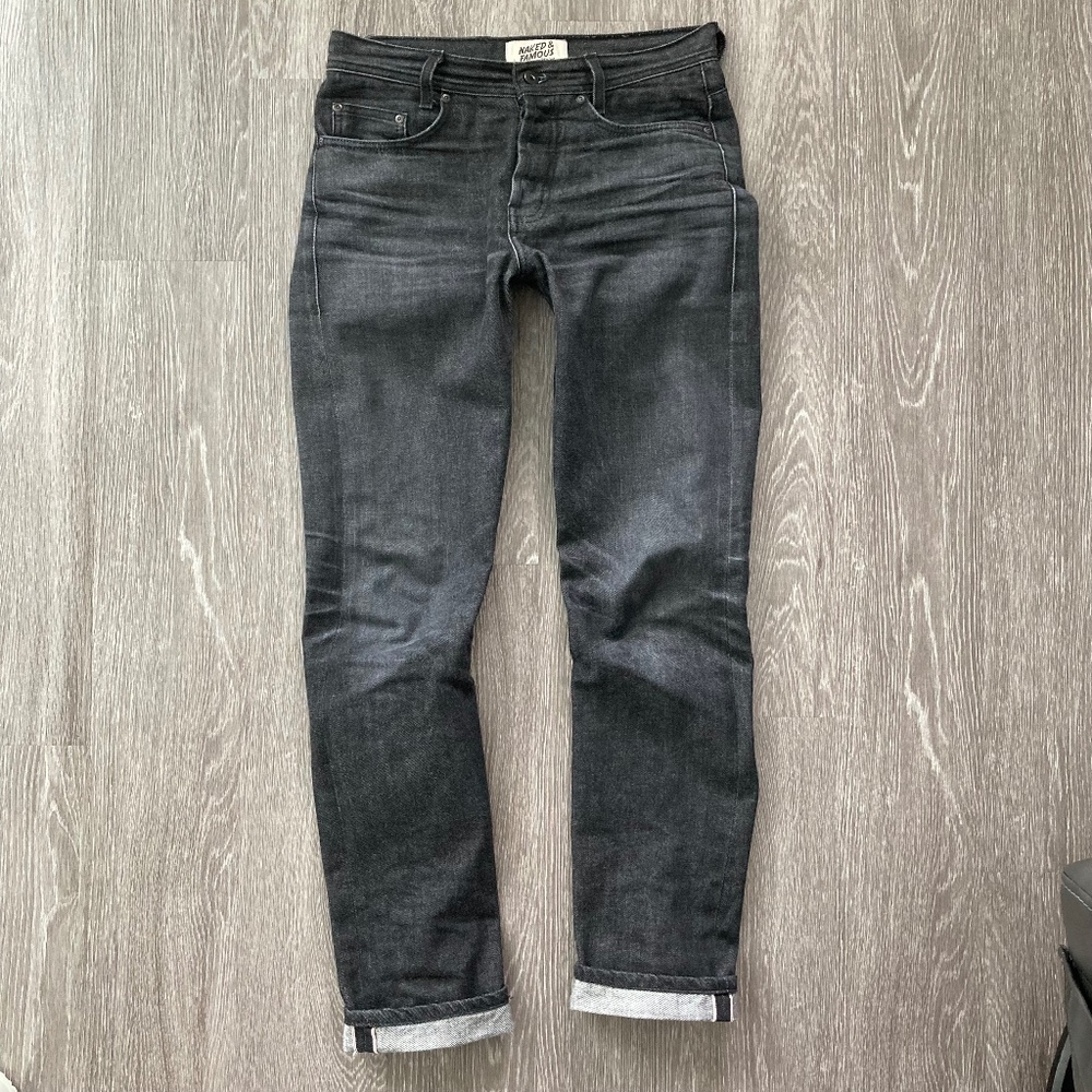Naked & Famous Deadstock Black Weird Guy - 29